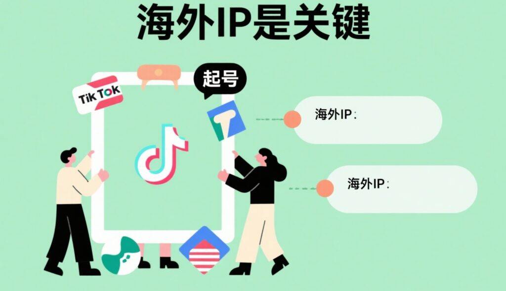 TikTok矩阵如何起号?海外IP是关键! TikTok矩阵如何起号?海外IP是关键!