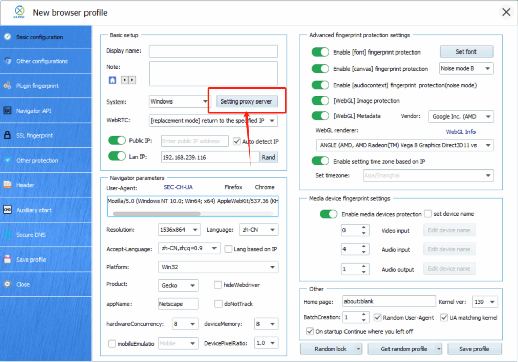 IPFLY Global Proxy Setup Guide for XLogin