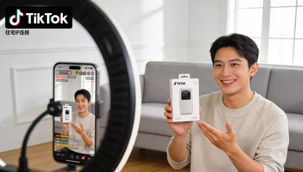 TikTok 住宅 IP 哪个好?年终电商带货场景下的真实选择逻辑 TikTok 住宅 IP 哪个好?年终电商带货场景下的真实选择逻辑