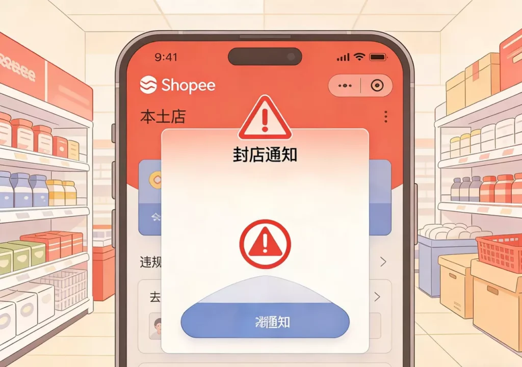 Shopee 本土店封店,到底踩了哪条线?很多人不是违规,是“像违规” Shopee 本土店封店,到底踩了哪条线?很多人不是违规,是“像违规”