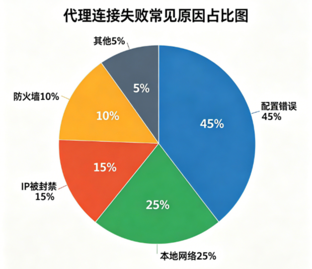 代理IP连接失败怎么办?5步快速排查与解决指南(2026最新版) 代理IP连接失败怎么办?5步快速排查与解决指南(2026最新版)