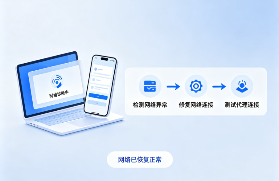 AdsPower网络诊断教程——使用IPFLY代理IP