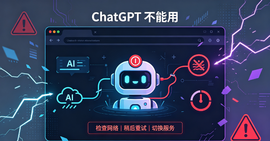 ChatGPT不能用别急着删账号——99%的访问问题出在这三个地方 ChatGPT不能用别急着删账号——99%的访问问题出在这三个地方