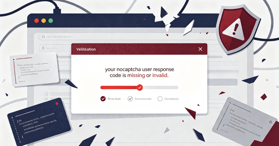 “Your noCAPTCHA User Response Code Is Missing or Invalid” – Causes and Fixes “Your noCAPTCHA User Response Code Is Missing or Invalid” – Causes and Fixes