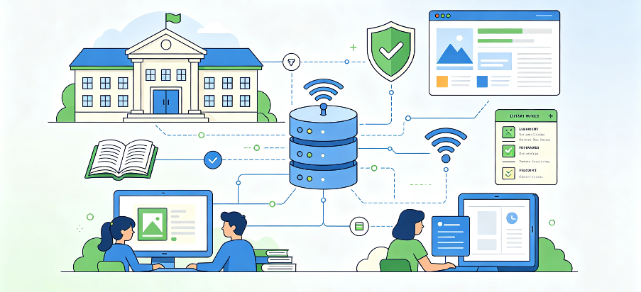 School Proxy Infrastructure: Building Secure, Scalable Network Environments for Educational Institutions