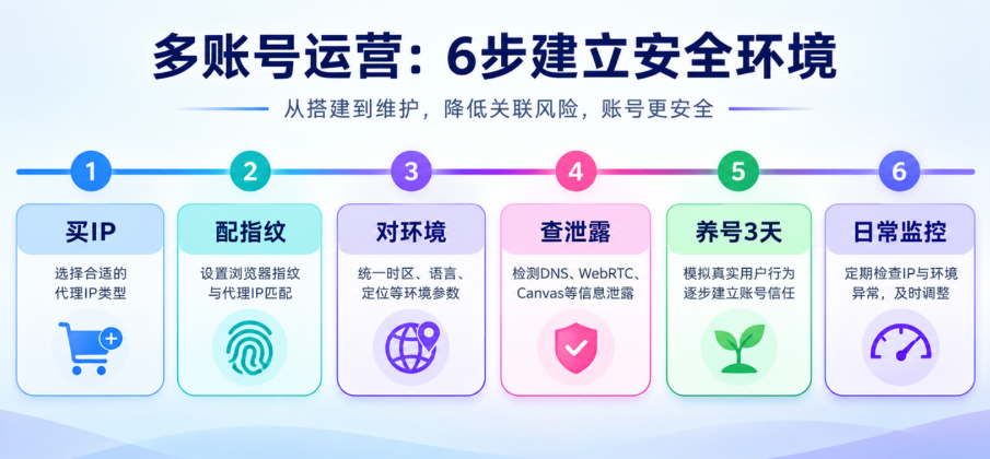 一店一IP怎么落地?这就附上静态住宅IP账号矩阵管理方法 一店一IP怎么落地?这就附上静态住宅IP账号矩阵管理方法