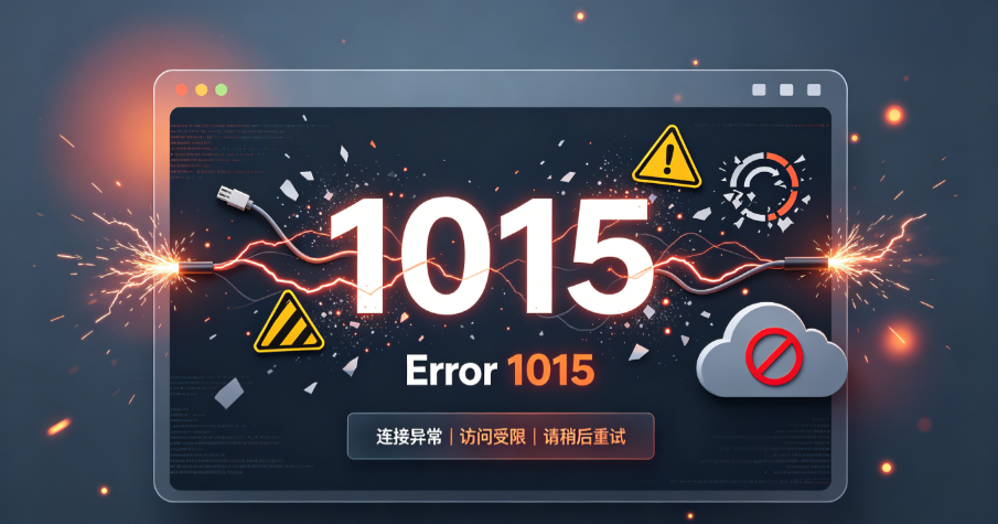 Error 1015怎么解决？别急着刷新，问题可能出在你的IP上