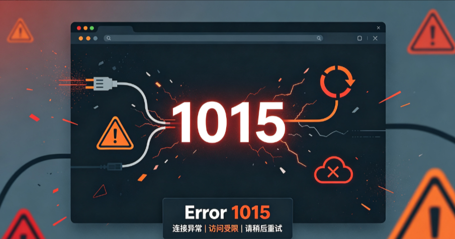 Error 1015怎么解决？别急着刷新，问题可能出在你的IP上