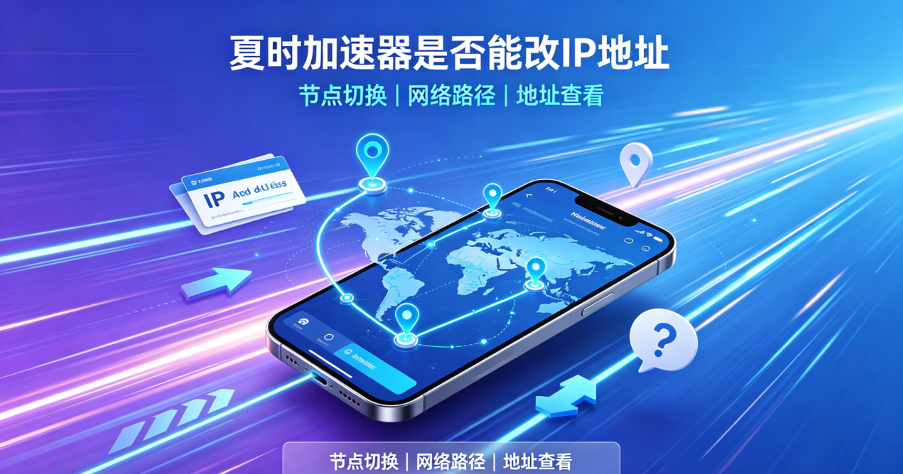 夏时加速器真的能改IP吗?从“换IP”到“回国加速”,功能边界在哪里? 夏时加速器真的能改IP吗?从“换IP”到“回国加速”,功能边界在哪里?